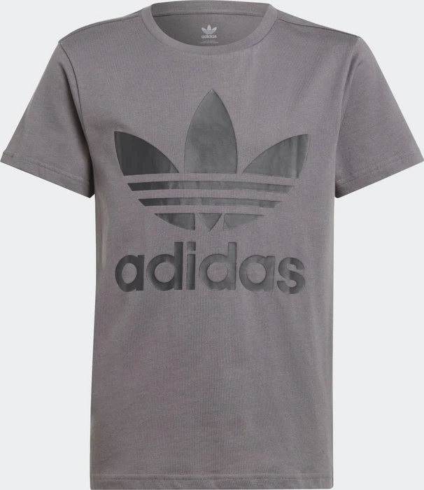 adidas Trefoil T-Shirt kurzarm grey five (Junior)