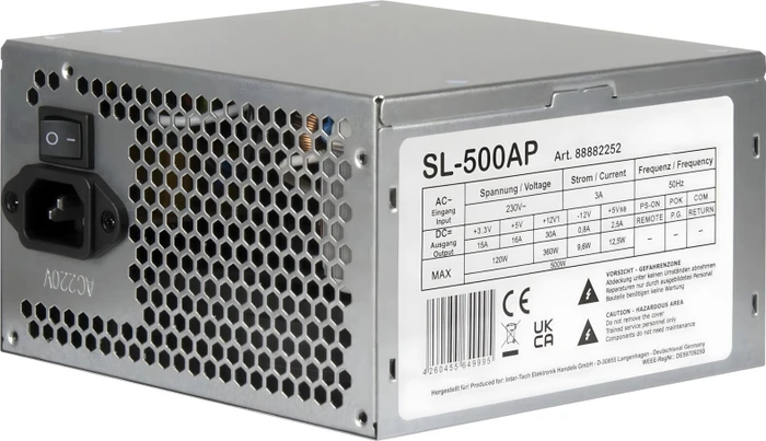 Inter-Tech SL-500AP 500W, ATX 2.03
