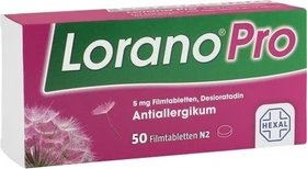 Hexal Lorano Pro 5mg Filmtabletten, 50 Stück