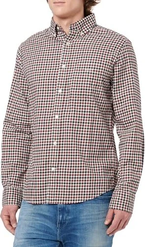 Gant Regular Fit Twill Vichy-Karo Hemd langarm plumped red (Herren)