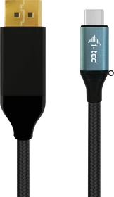 i-tec USB-C [Stecker] auf DisplayPort [Stecker] 4K/60Hz Adapterkabel, 2m (C31CBLDP60HZ2M)
