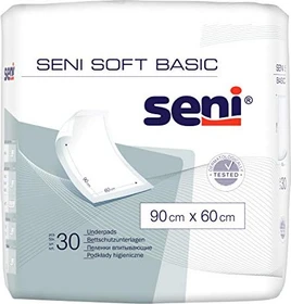 Seni Soft Basic Bettschutzeinlage, 60x90cm, 120 Stück