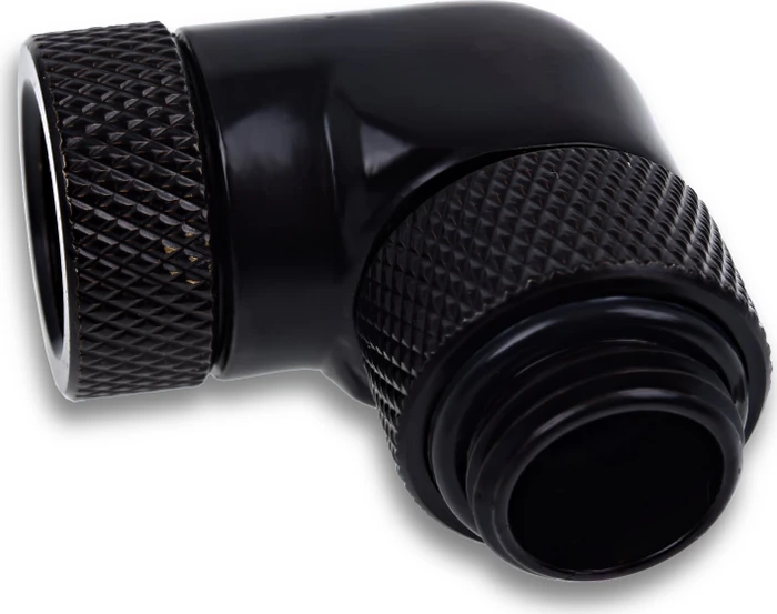 Alphacool Eiszapfen 90° L-Winkeladapter G1/4" AG auf G1/4" IG, deep black, 4er-Pack