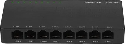 Lanberg DSP2 Desktop Gigabit Switch, 8x RJ-45