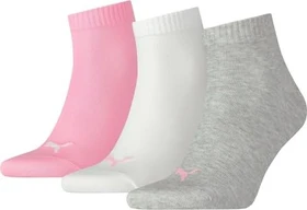 Puma Quarter Socken prism pink, 3 Paare (Herren)