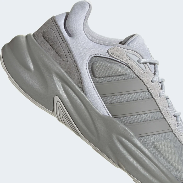 adidas Ozelle Cloudfoam silver metallic/charcoal solid grey/grey two