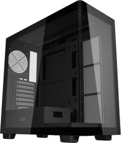 DarkFlash DS900G Black, USB-C, Glasfenster