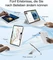 Inateck Ultraleicht Tastatur für iPad Air 6/iPad Air 5/iPad Pro 11", weiß, DE Vorschaubild