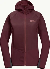 Jack Wolfskin Alpspitze Ins Hybrid Hoody Funktionsjacke dark maroon (Damen)