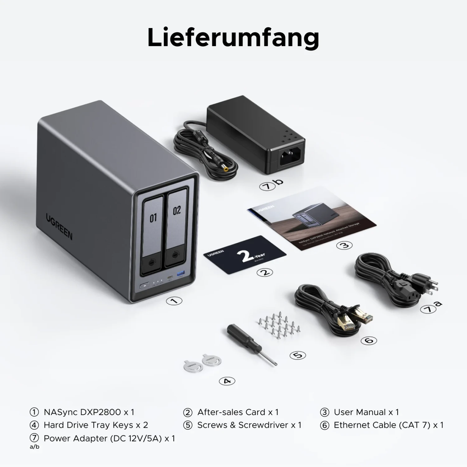Ugreen NASync DXP2800 8TB ab € 675,04 (2026) | Preisvergleich