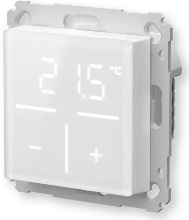 eQ-3 HomeMatic Glas-Wandthermostat weiß, Funk-Wandthermostat