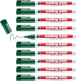edding 8400 CD/DVD/BD Marker grün, 10er-Pack