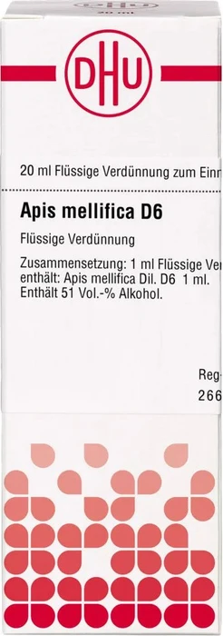 DHU Apis Mellifica D6 Dilution, 20ml