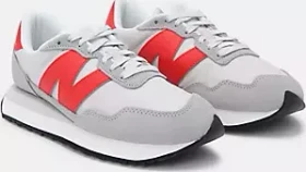 New Balance 237 concrete/grey matter/true red (Herren)