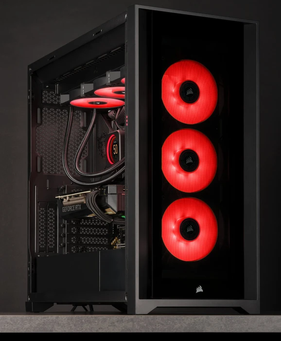 Corsair ML Series ML140 LED Elite Red, schwarz, 140mm