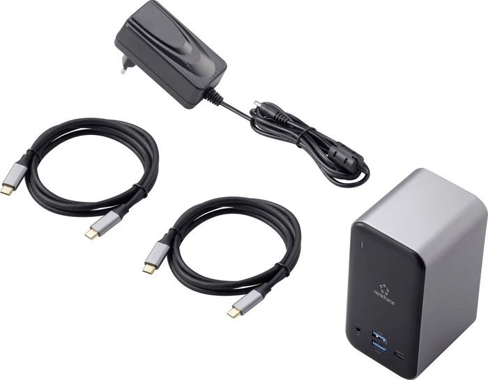 Renkforce 15-in-1 Notebook Dockingstation, 2x USB-C 3.0 [Buchse]