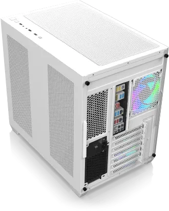 Raijintek Paean C7, weiß, Glasfenster