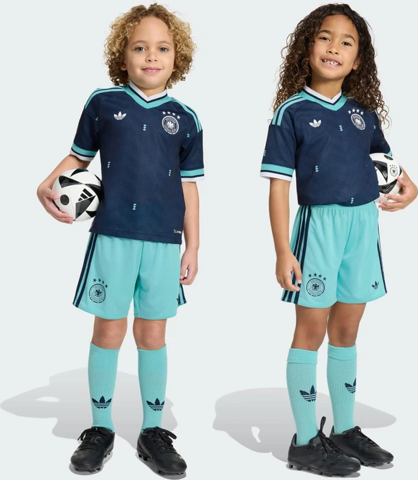 adidas FIFA WM 2026 Deutschland Kids Auswärtsausrüstung flash aqua (Junior)