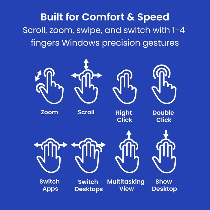 Contour Design Touch Ergonomic Touchpad Wireless, Bluetooth