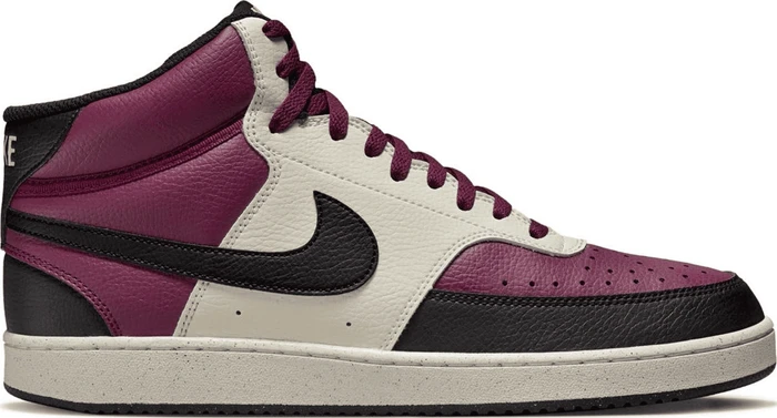 Nike Court Vision Mid Next Nature dark beetroot/sail/schwarz (Herren)