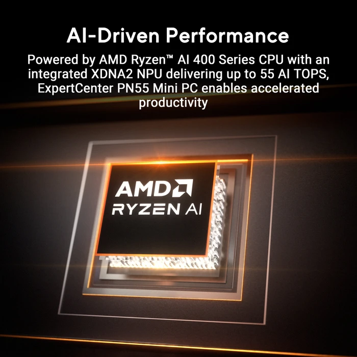 ASUS ExpertCenter PN55-S50010NL, Ryzen AI 5 430, 16GB RAM, 512GB SSD