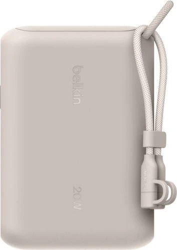 Belkin BoostCharge Powerbank 10K mit Display sand