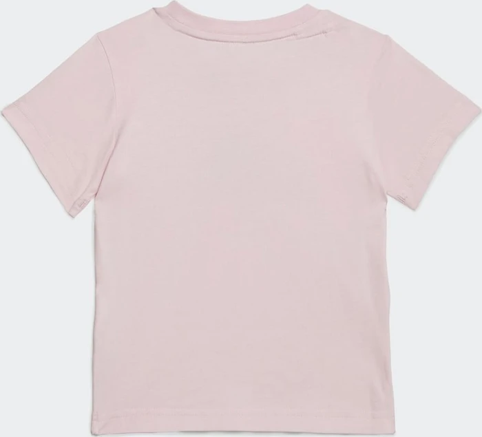 adidas Essentials Organic Cotton T-Shirt and Shorts Set clear pink/preloved fuchsia (Junior)