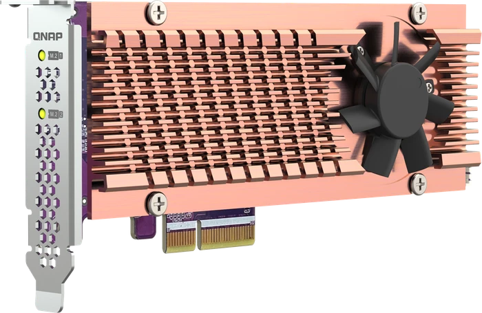 QNAP QM2 Expansion Card, 2x M.2 PCIe, PCIe 3.0 x4
