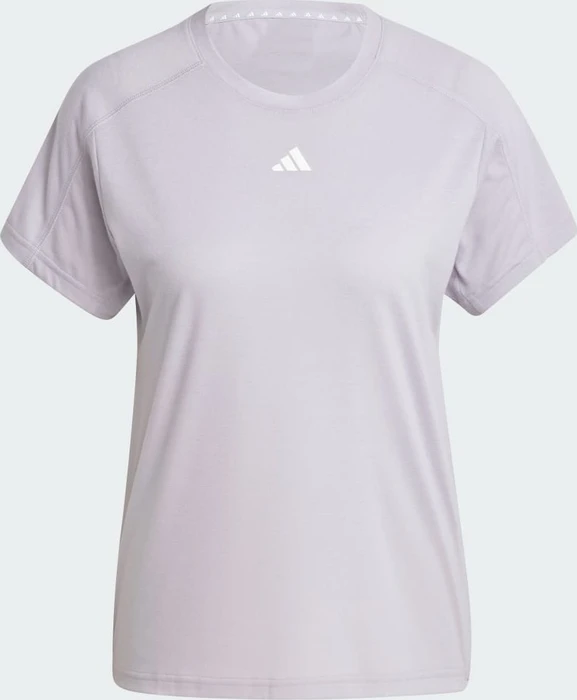adidas Aeroready Train Essentials Minimal Branding Funktionsshirt kurzarm glory grey (Damen)