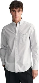 Gant Regular Fit Banker Stripe Classic Oxford Hemd langarm light blue (Herren)