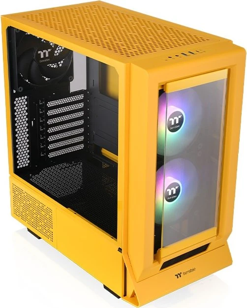 Thermaltake Ceres 350 MX Bumblebee, gelb, Glasfenster
