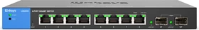 Linksys LGS300 Desktop Gigabit Managed Switch, 8x RJ-45, 2x SFP (LGS310C)