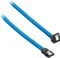 CableMod ModMesh Right Angle SATA 6Gb/s Kabel hellblau 0.6m, gewinkelt Vorschaubild