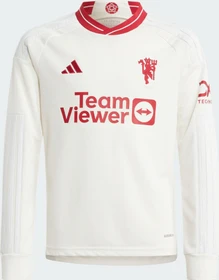 adidas Manchester United 2023/2024 Ausweichtrikot langarm cloud white (Junior)