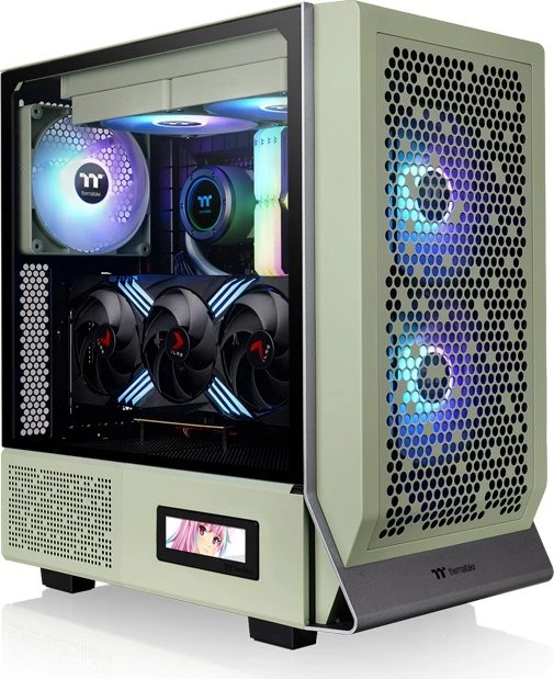 Thermaltake LCD Panel Kit 3.9" für Thermaltake Ceres Series/Thermaltake Ceres 300/Thermaltake Ceres 500, Monitor Kit, Matcha Green