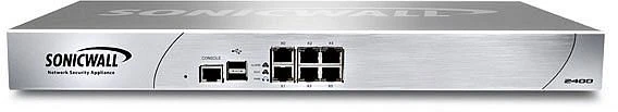 Dell SonicWALL NSA 2400 Firewall, 7x RJ-45, 3DES/AES