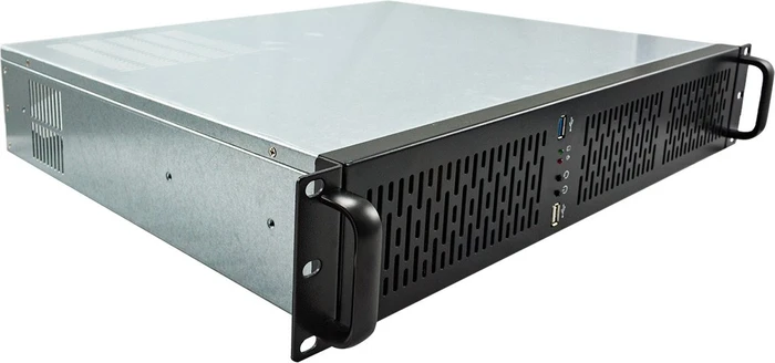 Unykach UK 2129, schwarz/grau, 2HE, ATX
