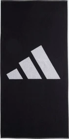 adidas groß Handtuch schwarz/weiß