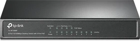 TP-Link TL-SF1000 Desktop Switch, 8x RJ-45, 57W PoE (TL-SF1008P)