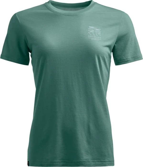 Ortovox 150 Cool Mountain Mission Funktionsshirt kurzarm arctic grey (Damen)