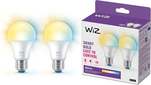 WiZ Birne LED 8-60W E27 A60, 2 Stück