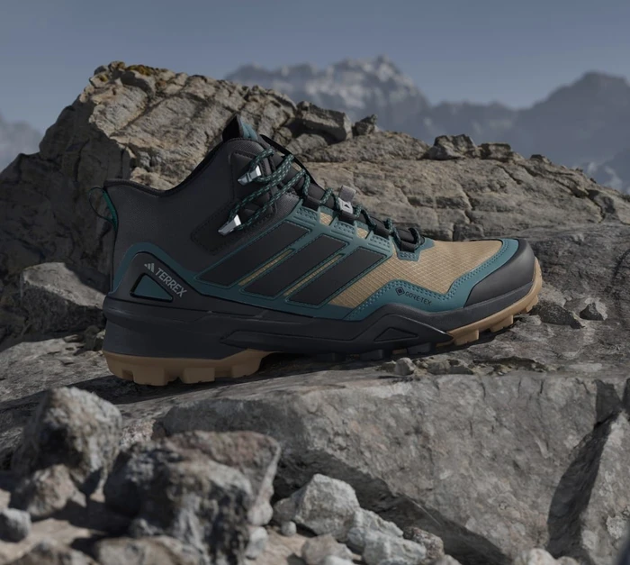 adidas Terrex Skychaser Mid GTX cardboard/core black/preloved teal (Herren)