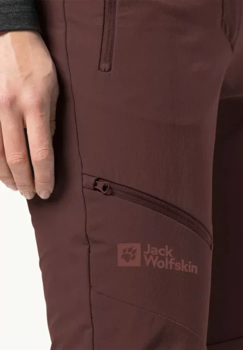 Jack Wolfskin Holdsteig Hose lang dark maroon (Damen)