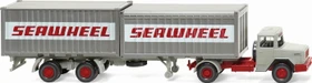 Wiking Containersattelzug Magirus Deutz Seawheel