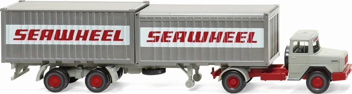 Wiking Containersattelzug Magirus Deutz Seawheel