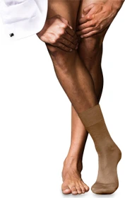Falke No. 6 Finest Merino & Silk Socken camel (Herren)