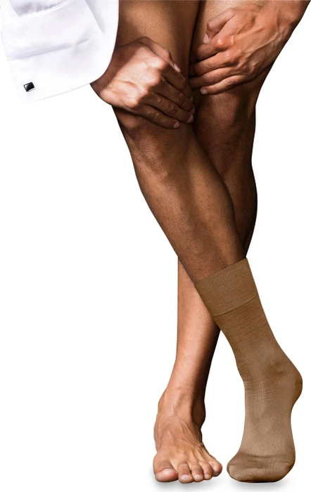 Falke No. 6 Finest Merino & Silk Socken camel (Herren)