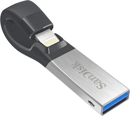 SanDisk iXpand V2 32GB, USB-A + Apple Lightning, USB 3.2 Gen 1×1, USB 2.0