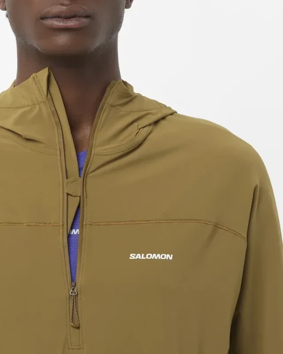Salomon Sense Aero Hybrid Laufjacke brilliant olive (Herren)