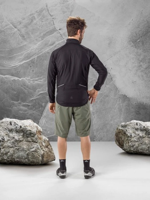 Löffler Grav-E ASSL Fahrradhose kurz olive (Herren)